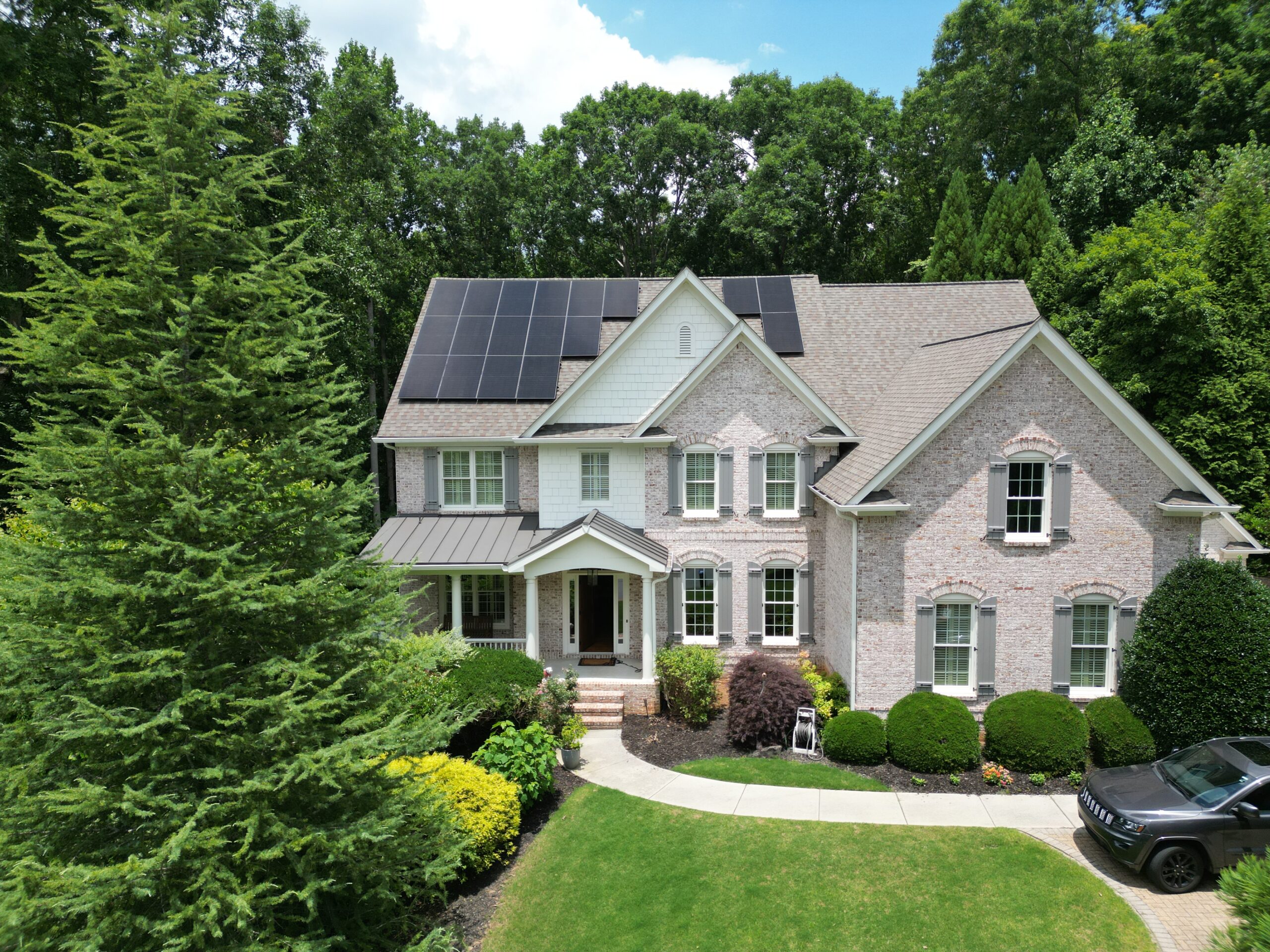 finished solar panel home install